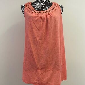 New Braided fabric Neckline Tank Top Size:Large